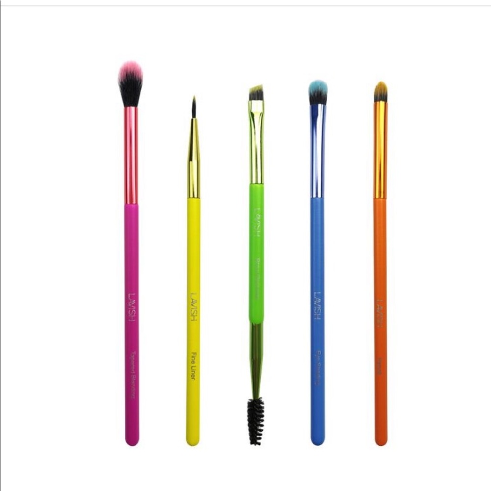 Lavish 5pc Neon Eye Brush Set
